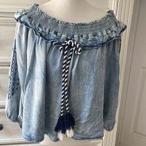 Denim top